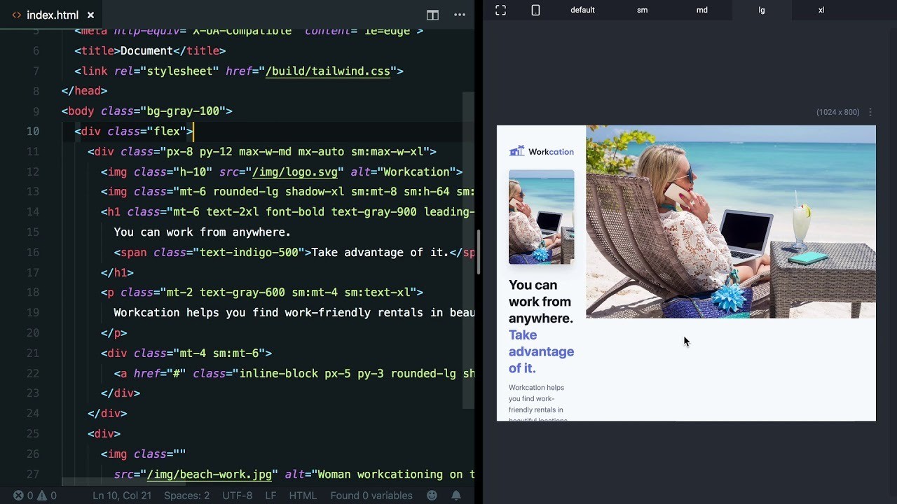 Responsive UI with Tailwind CSS - Syed Ali Naqi Hasni